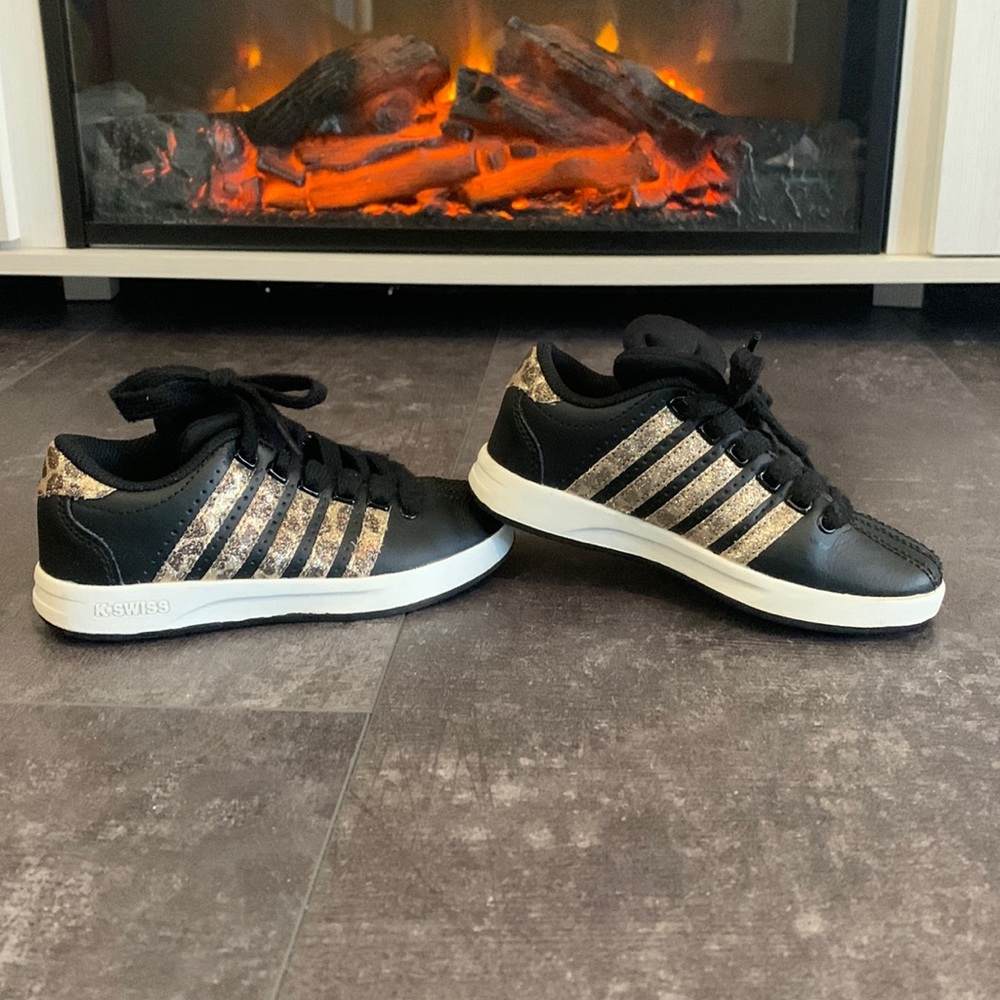 K-Swiss sparkle cheetah sneakers